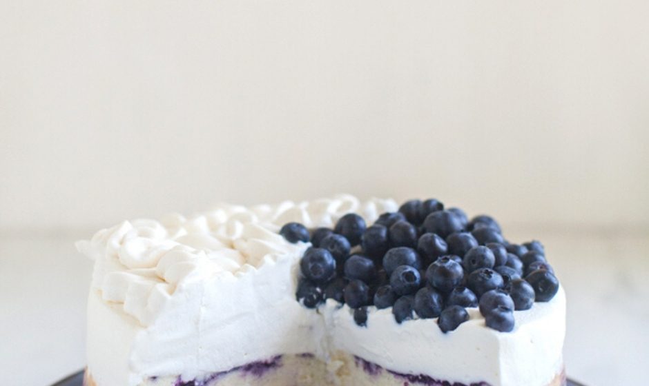 블루베리 마블 치즈 케이크